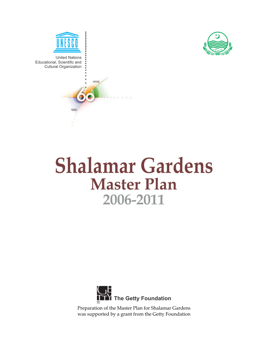 Shalamar Gardens Master Plan