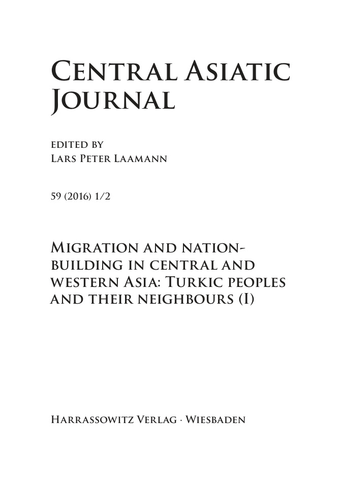 Central Asiatic Journal